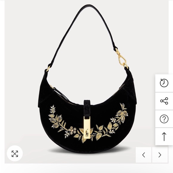 Polo Ralph Lauren Handbags - ISO: polo Ralph Lauren suede polo ID bag bullion velvet floral embroidered